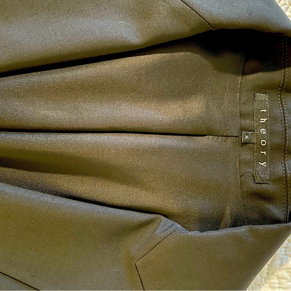 Theory 2-Button Black Wool Lycra Jacket - image 2